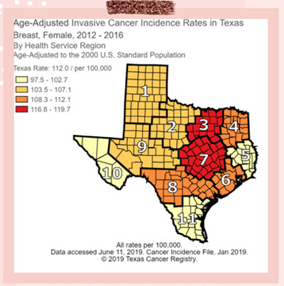 Dallas Fort Worth High Cancer Rate